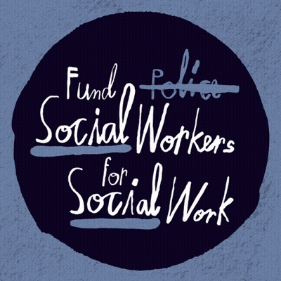 Blue Circle Fund Police Social Workers For Social Work GIF