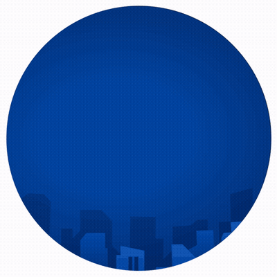 Blue Circle Saying Viva La Republica Dominicana GIF
