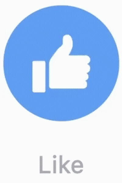 Blue Circle Thumbs Up Saying Like GIF