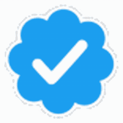 Blue Circle With Check Mark GIF
