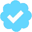 Blue Circle With White Check Mark Sticker