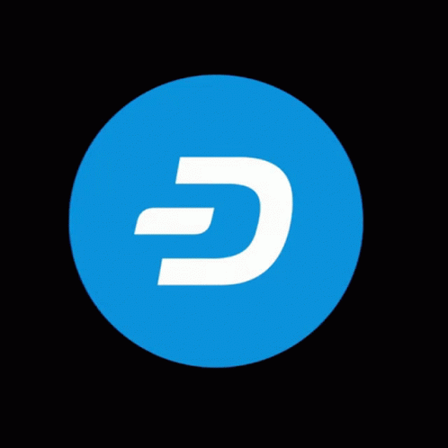 Blue Circle With White Letter E GIF
