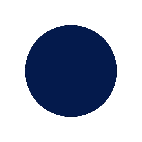 Blue Circle With White Lines Cool Sticker