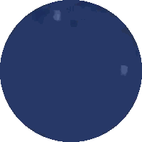 Blue Circle With White Star Sticker