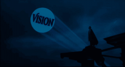 Blue Circle With Word Vision GIF