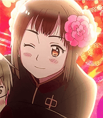 Blue Coffee Cup, Pink Flower, Good Morning Have A Nice Day GIF