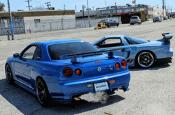 Blue Colorway Gtr GIF