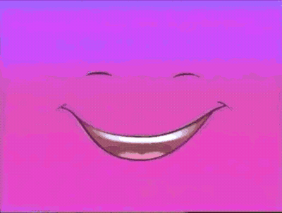 Blue Dog Flying Kite On Pink Purple Background GIF