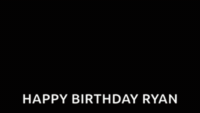Blue Dog Smiling Happy Birthday Ryan GIF
