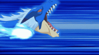 Blue Dragon Flying GIF