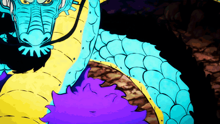Blue Dragon Luffy Vs Kaido GIF