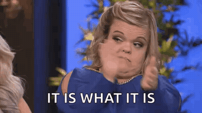 Blue Dress Woman Thumbs Up It Is What It Is GIF