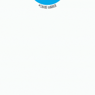 Blue Drop Saying Every Drop Counts GIF