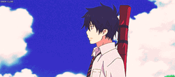 Blue Exorcist Looking Out Ambitious GIF