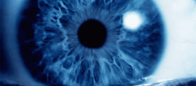 Blue Eye With White Circle GIF