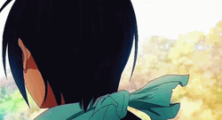 Blue Eyed Anime Character Yato GIF