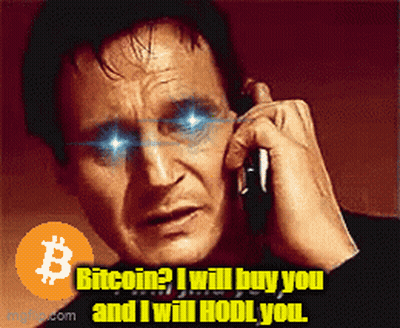 Blue-Eyed Man Talking On Phone Bitcoin I Will Buy You And I Will Hodl You GIF