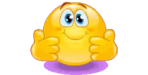Blue-Eyed Smiley Hugging Self Sticker