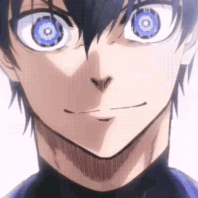 Blue-Eyed Smiling Person GIF