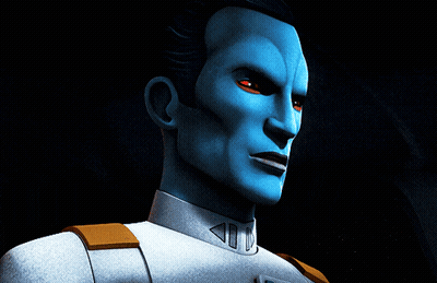 Blue Face Man With Red Eyes Saying Sup GIF