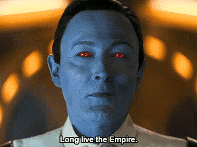Blue Face Red Eyes Long Live The Empire GIF