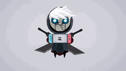 Blue Fire Game Play GIF