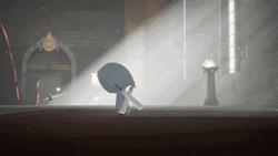 Blue Fire Monster Anime GIF