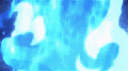 Blue Fire Strong Attack GIF