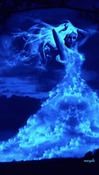 Blue Fire Tempestas GIF