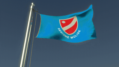 Blue Flag Red White Shield Regione Molise GIF