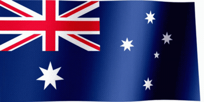Blue Flag With White Stars And Red Stripe GIF