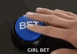 Blue Girl Bet Button GIF