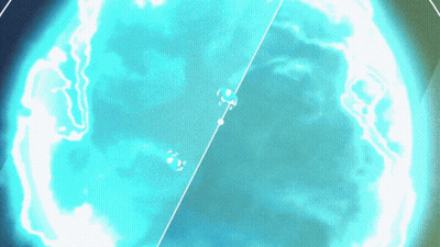 Blue Globe With White Line Through It GIF