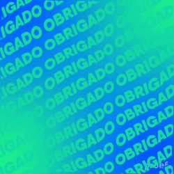 Blue Green Color Gradient Obrigado GIF