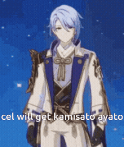 Blue Haired Man El Will Get Kamisato Ayato GIF