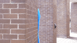 Blue Hairy Creature Shyly Wave Hello GIF