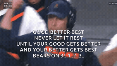Blue Hat Man Good Better Best Never Rest GIF