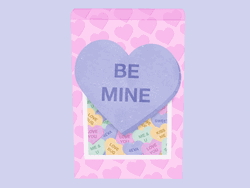 Blue Heart Be Mine GIF