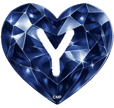 Blue Heart With Y Sticker