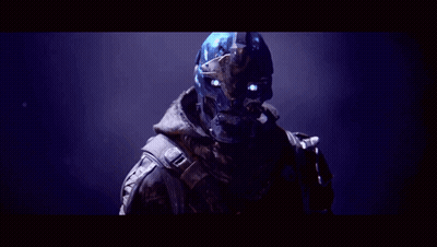 Blue Helmet Video Game Character I'm Coming Home Ace GIF