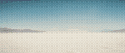Blue Honda Civic Driving On Night Road GIF