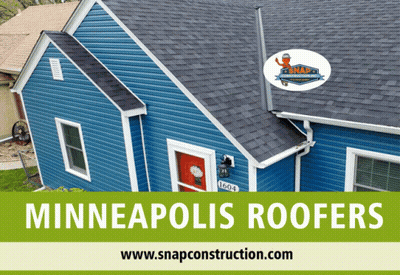 Blue House Minneapolis Roofers GIF