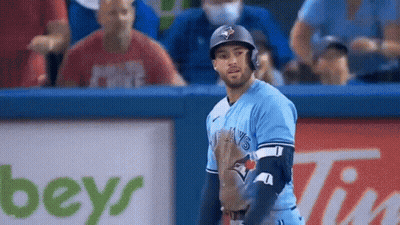 Blue Jays Baseball Player On Field GIF