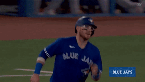 Blue Jays Baseball Player Pointing GIF