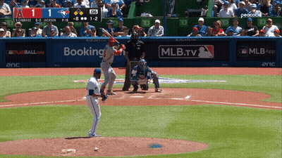 Blue Jays Baseball Player Running GIF