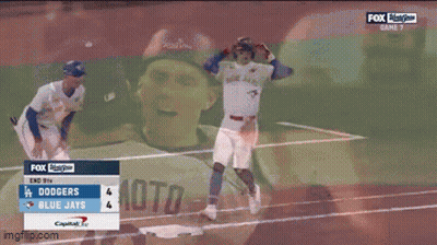 Blue Jays Baseball Player Standing