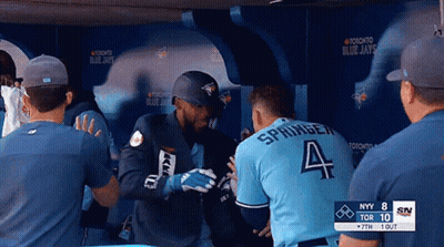 Blue Jays Player Number 4 GIF