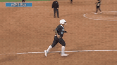 Blue Jays Player Swinging At Pitch GIF