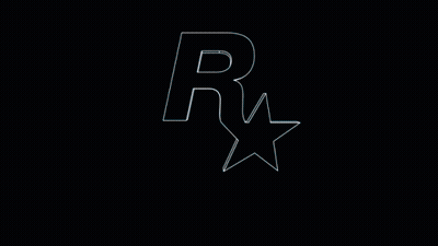 Blue Letter R With Star In Middle GIF