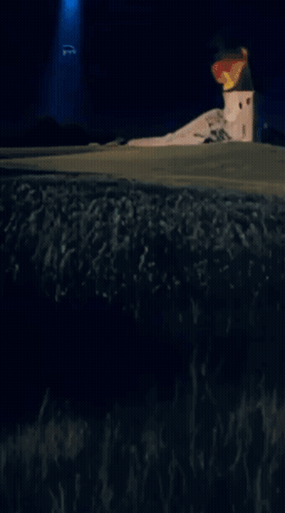 Blue Light Coming Out Of Hole GIF